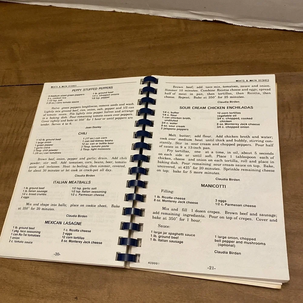 VTG Regional Cookbook Triangle Squares Square Dance Club Seasoned Love Denton TX